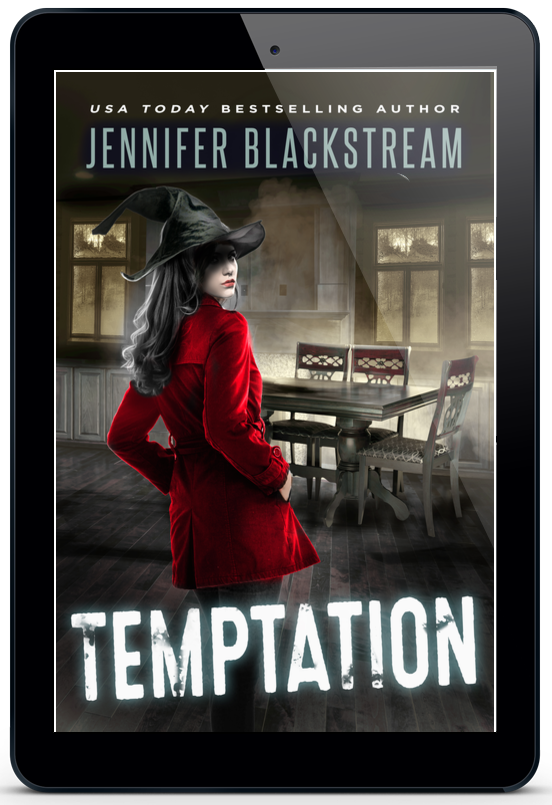 Temptation, Blood Trails #0.5, on an ereader.